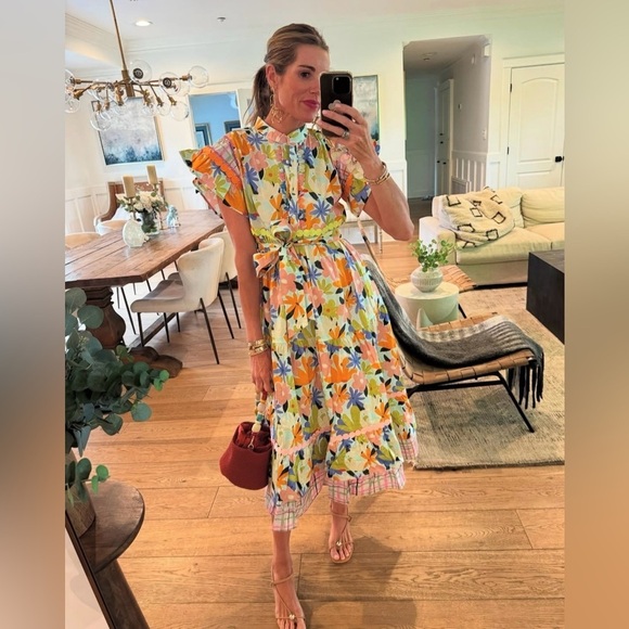 CeliaB Dresses & Skirts - Celia B Floral Seren Midi Dress Womens XS NWT